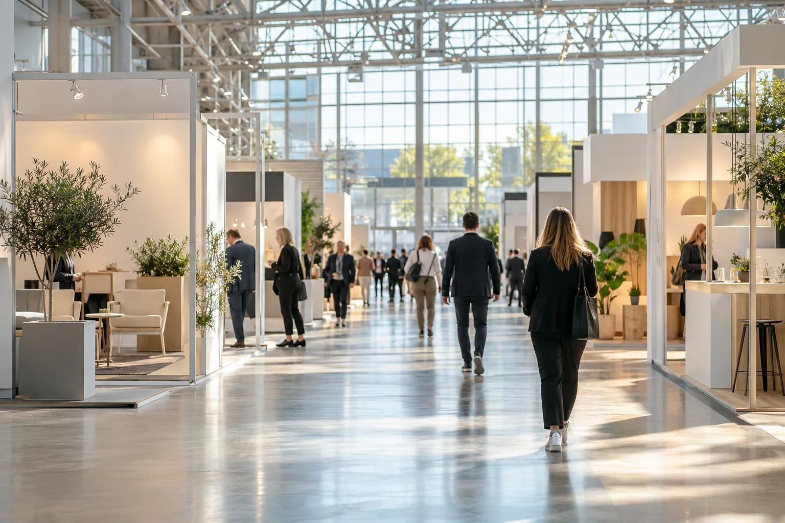 Trade show hall